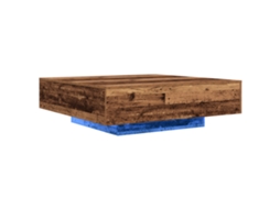 Conjunto 1 Mesa De Centro Vidaxl Castanho Derivados De Madeira (100 X 100 X 31 Cm)