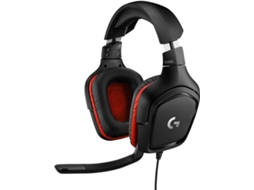 Auscultadores Gaming com Fio LOGITECH G332 (Over Ear - Multiplataforma - Preto)