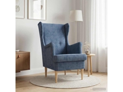 Vidaxl Poltrona Azul Ares