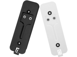 Conjunto De 2 Placas Traseiras Campainha Preta E Branca Com Base Montagem Cunha Suporte Sem Fio Compatível Blink