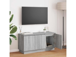 Vidaxl Gabinete Para Tv 100 X 38 X 49 Cm Cinza Sonoma
