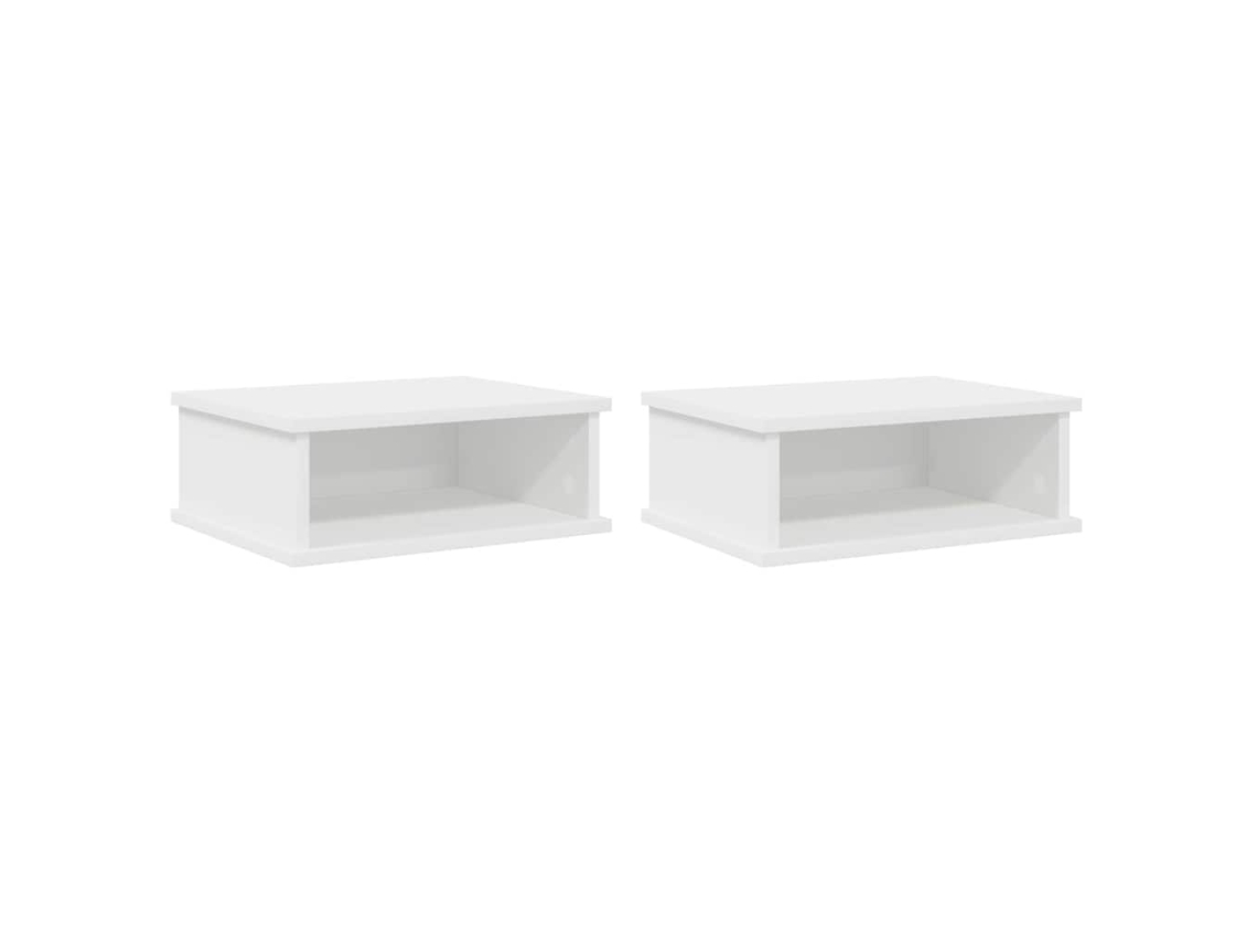 Mesa de cabeceira 2 Pcs Branco 40 X 31 X 15 Cm MAISON EXCLUSIVE