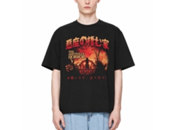 Rockinstone Amityville Horror Movie Ah Kanji Black Adult T-shirt Size:l