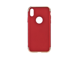 Capa de Telefone Rígida para Apple X Vermelha EOOCOO