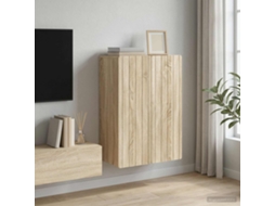 Vidaxl Armário De Parede Carvalho Sonoma 66 X 34,5 X 92 Cm