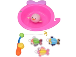 Conjunto De Brinquedos Pesca Para Banho Bebê, Brinquedo Divertido E