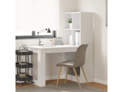 Vidaxl Mesa Branco Derivados De Madeira 122 X 67 X 145 Cm