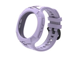 Pulseira De Silicone Para Samsung Galaxy Watch 9/8 40mm - Tpu Elástico, Resistente A Riscos E Impactos Roxo Hexinyigjly