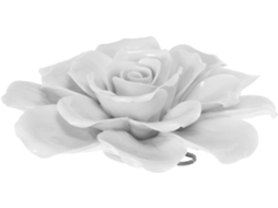 Decoração Parede Cerâmica Branca Padrão Rosas 3d Design Criativo Resistente Desbotamento Instalação Mesmo Ao GOKOCO