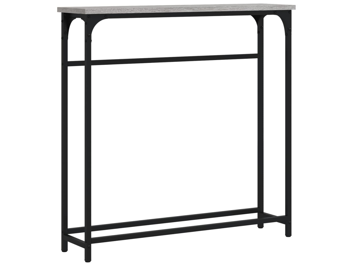 Console Table, Console Tables Vidaxl Cinzeto Madeira Processada (n/a)