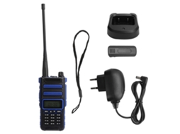 Kit de Rádios Portáteis Mali Banda Dual com display LCD para exterior, 100‑240V plugue EU