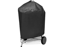Capa De Churrasqueira 57cm,impermeável 420d Oxford Para Exterior,fenda Para Chaminé Btforus (φ71x68cm)