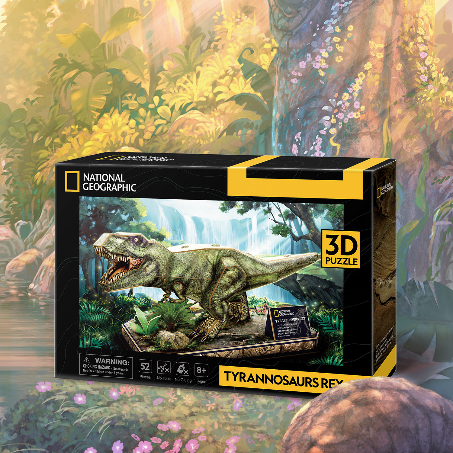 National Geographic - Puzzle 3D de dinossauros, brinquedos e jogos de  dinossauros ㅤ, Vivendo e crescendo