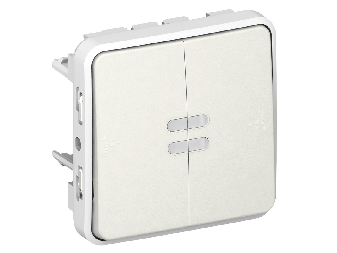 Plexo Comutador Escada Luminoso Branco Ref: 069613