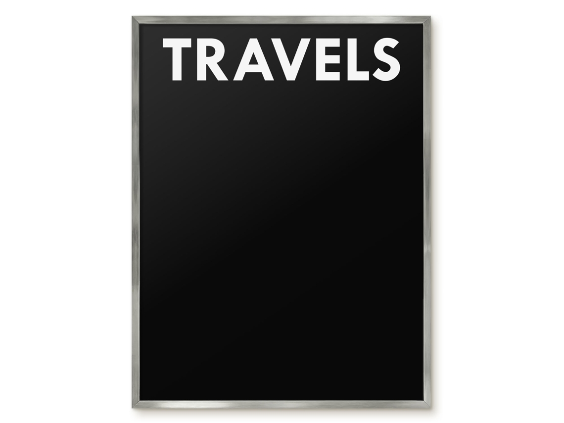Magnetic Board Travels For The Living Room Espelharte (60x80 Cm)