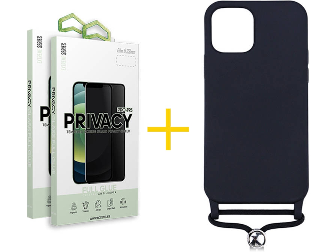 Capa + 2 Películas para iPhone 12 Pro SKYHE Preto