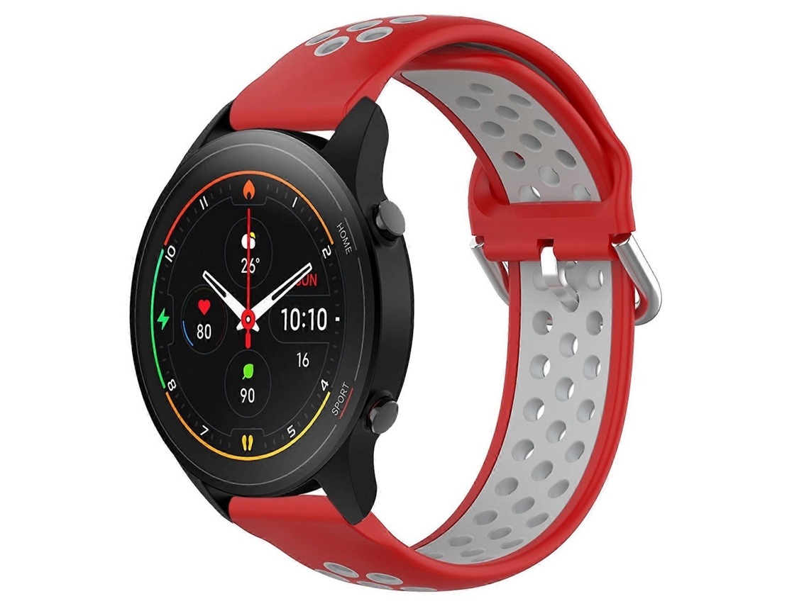 Pulseira De Silicone Esportiva Perfurada E Respirável De 22 Mm Para Xiaomi Mi Watch S1 Pro