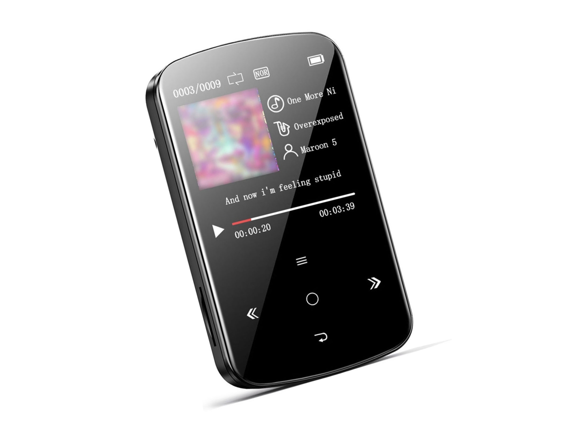Aetheria reprodutor Mp3 M9 com Tela Oled de 1.5 Polegadas Rádio Fm Gravação e Suporte a Cartão Tf