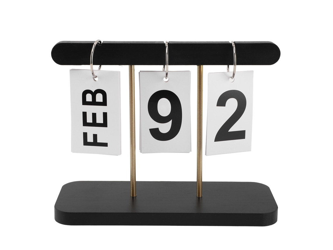 Calendário diário de virar página perpétuo de mesa | S/MARCA