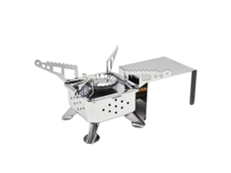 Fogão de Camping Portátil a Gás Inox Mini
