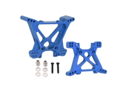 Mali torre de Choque em Alumínio Alta Resistência Dianteira Traseira para Carro Controle Remoto Traxxas Slash 1/10 Azul