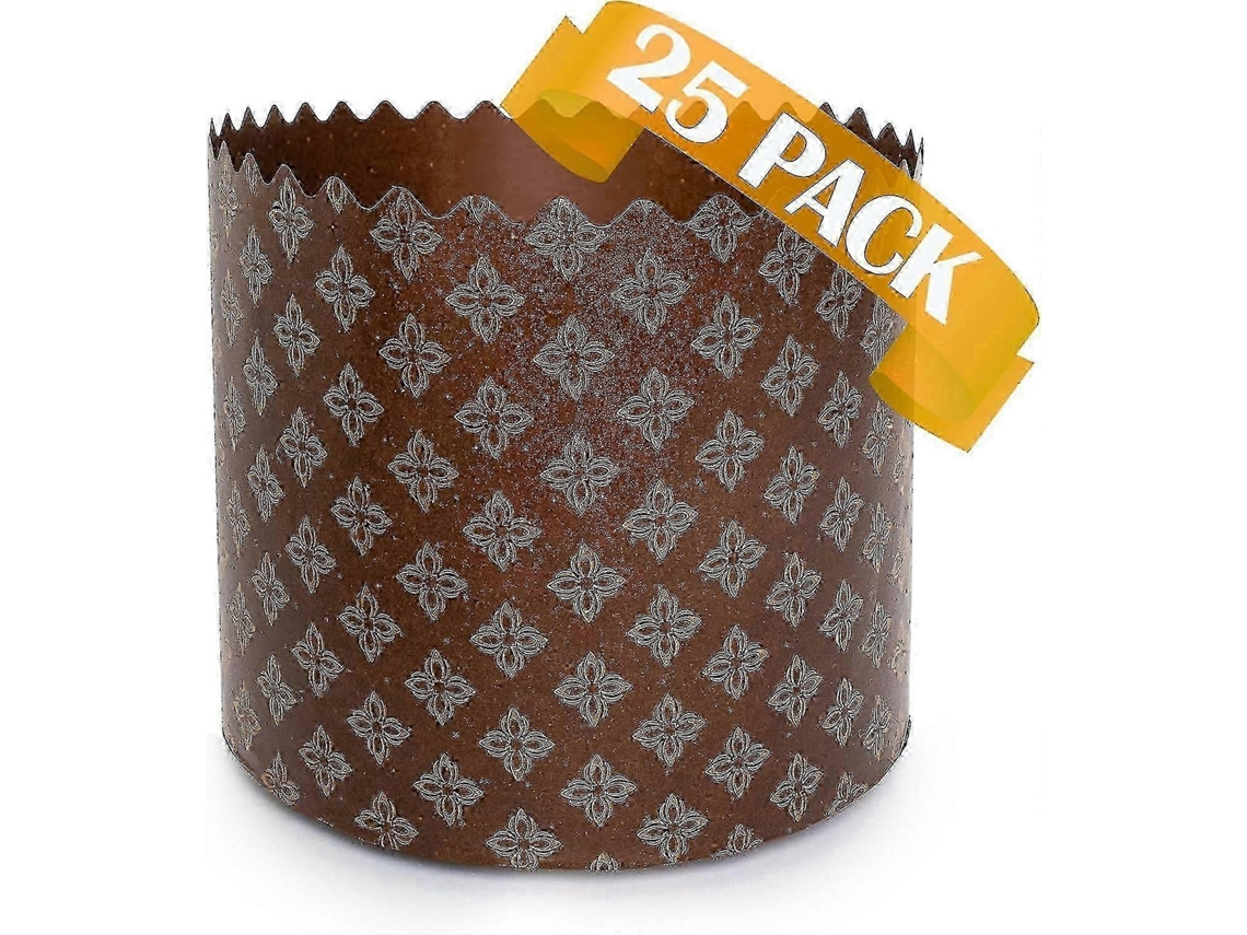 Formas De Panettone Marrom 25 Unidades 2025