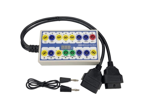 Auto Car profissional Obd-2 Break Out Box Diagnóstico a bordo Breakout Box Detector de protocolo Obd-ii Conector de diagnóstico