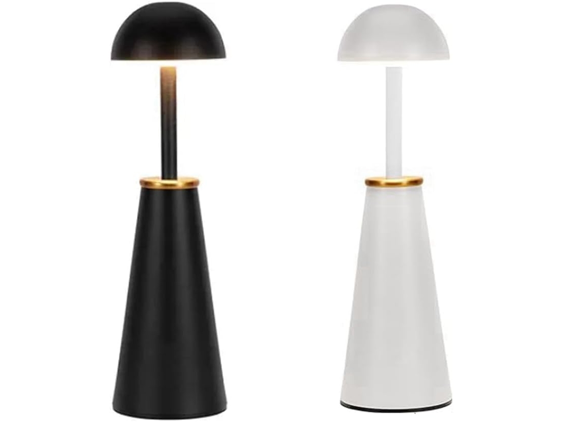 Luminária De Mesa Led Recarregável, Luminária Portátil A Bateria, Luz Noturna Sensível Ao Toque Com Gokoco