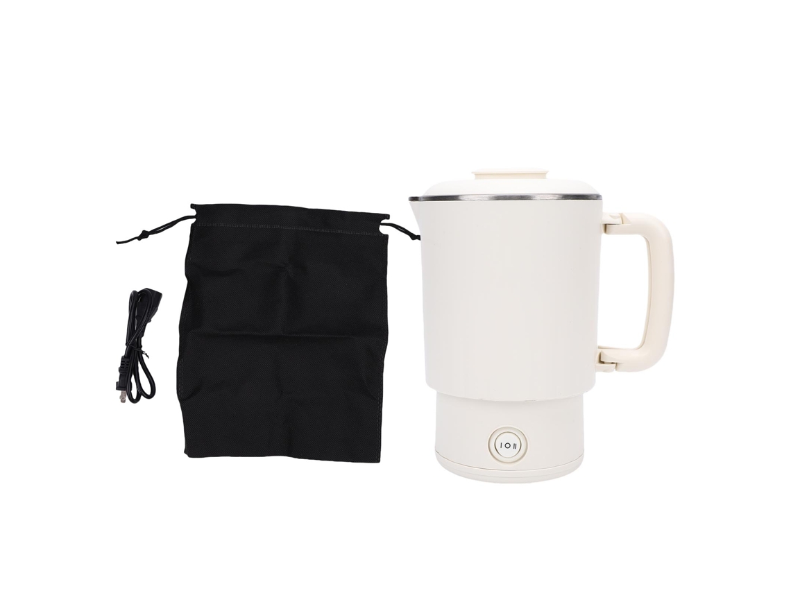 Chaleira Elétrica Portátil Laxiscreed 2-em-1 De 600ml Para Viagem E Uso Doméstico