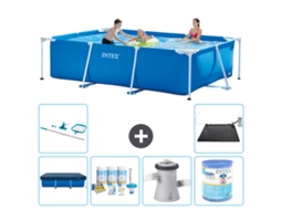 Intex Piscina Com Estrutura Retangular - 300x200x75 Cm - 7-peças S30156