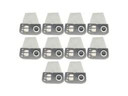 Conjunto De 10 Sacos Reposição Para Aspirador Pó Vertical Riccar Série R25 Peça R25hc 6 Tuotuo (r25s, R25d, R25p)