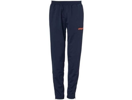Uhlsport Calças Longas Score Classic 128 cm Navy / Fluo Red
