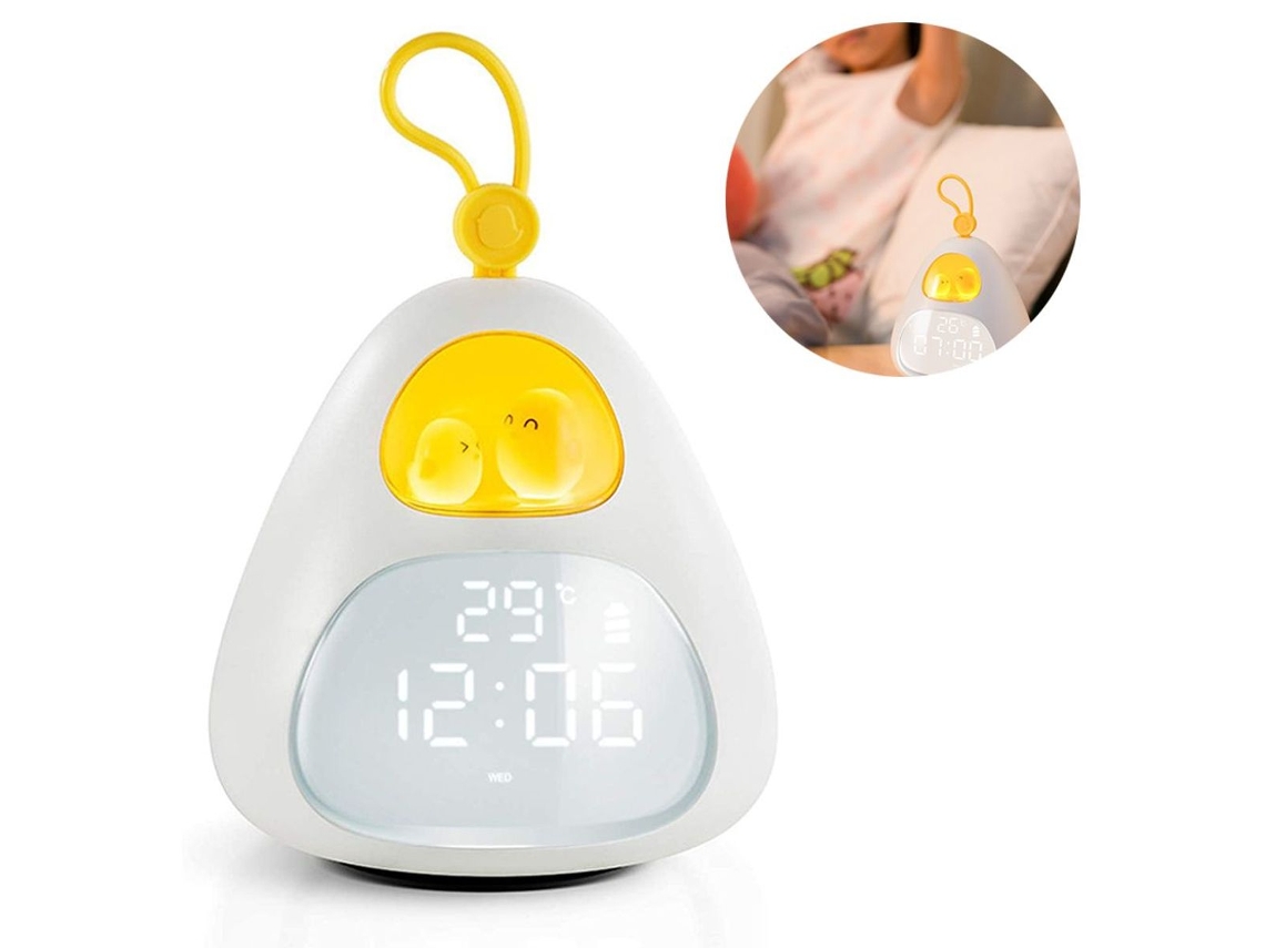 Despertador Digital Para Crianças, Despertador Portátil Para Meninas, Relógio Eletrônico Klb Slowmoose