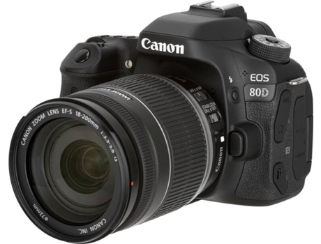 Kit Máquina Fotográfica Reflex  EOS 80D + EF-S18-200 IS (APS-C)