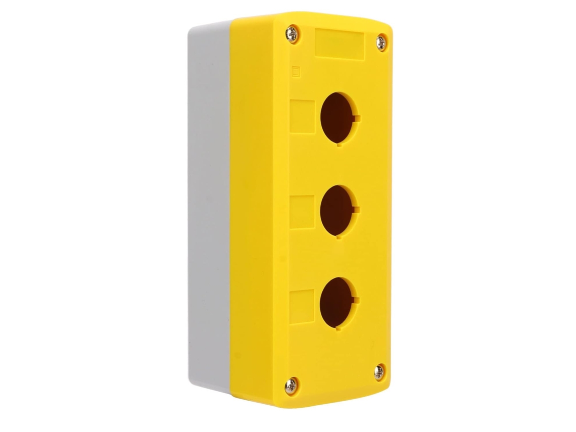 Botão De Galho À Prova D'água Ip65 3 Com Furos, Material Abs, Para Equipamentos