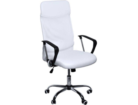 Cadeira de Escritório Executiva  Bakus Branco