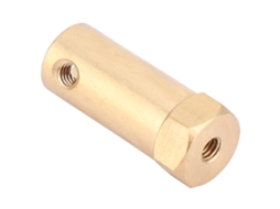 Conector De Motor Em Latão Hexagonal 30mm 5pcs