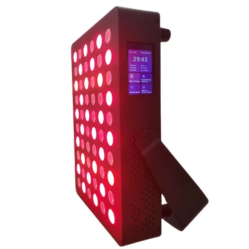 (preto) Aparelho De Beleza Com Painel Grande De Luz Led Vermelha