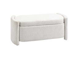 Banco de armazenamento, 105x44x45,5 Cm, bege | S/MARCA