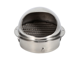 Ventilador de exaustão em aço inoxidável 304, adequado para sistemas de ar fresco e em conformidade com os requisitos de tamanho da Amazon.