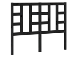 Cabeceira de Cama 126x4x100 Cm Pinho Maciço Marrom MAISON EXCLUSIVE