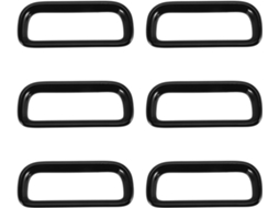 Conjunto De 6 Molduras Para Luzes Emergência Vezel V 2021 2022, Pretas