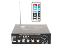 Amplificador Bluetooth 12v 360w Controle De Volume