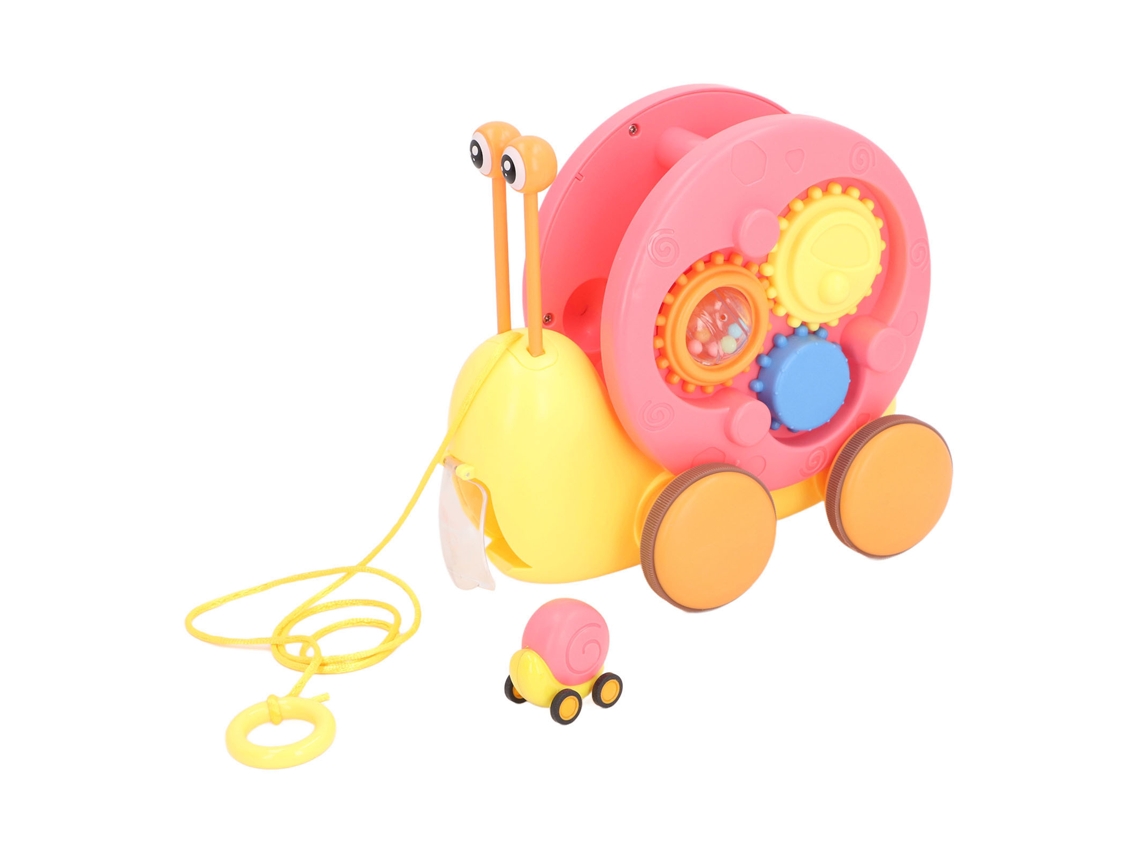Primerox brinquedo Musical Interativo Caracol para Bebê com Luzes Sons Melodias Pink