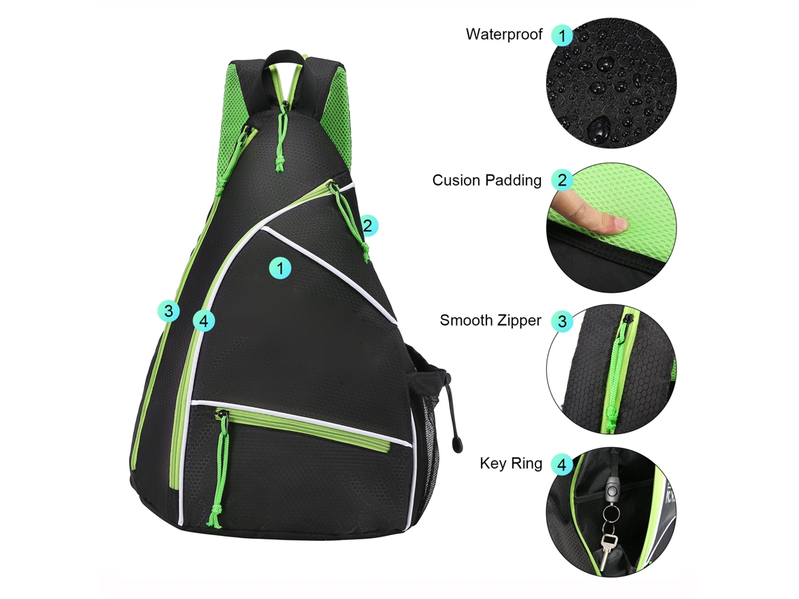 Mochila para Pickleball, Tênis e Badminton com Armazenamento