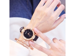 Relógio de Quartzo Feminino com Design Minimalista e Estilo Casual Elegante