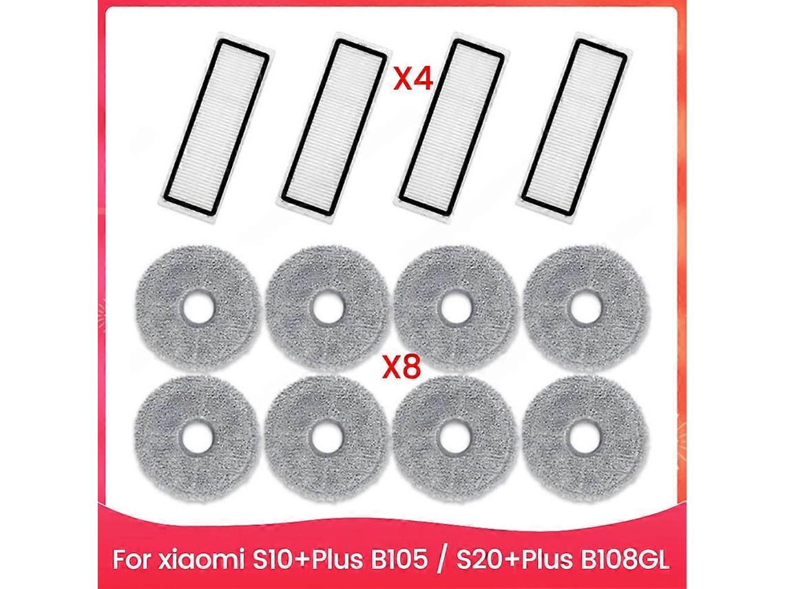 Vacuum Cleaner Mop Cloth Hepa Filter For S10+plus B105 / S20+plus B108gl, Vacuum Cleaner Replacemen