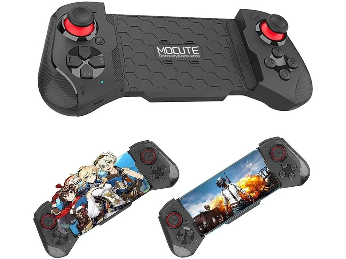 Bluetooth Mobile Game Controller para Iphone / Android / Pc Multifuncional Telescopic Wireless Controller Compatível com Joystick Genshin, 