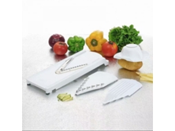 Para Bandolim Swissmar Börner V Power V7000 Multifuncional Em Aço Inox Com Lâmina Em V (sem BPA, Sem FDA) Slowmoose (branco)
