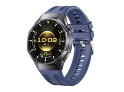 Bracelete para Huawei Watch Gt 6 Pro Silicone Cor Sólida Conexão Duplos Sulcos Não Porosa Azul XIAOMOYU
